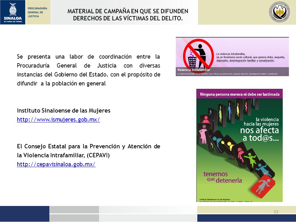 MATERIAL DE CAMPAÑA EN QUE SE DIFUNDEN DERECHOS DE LAS VÍCTIMAS DEL DELITO.