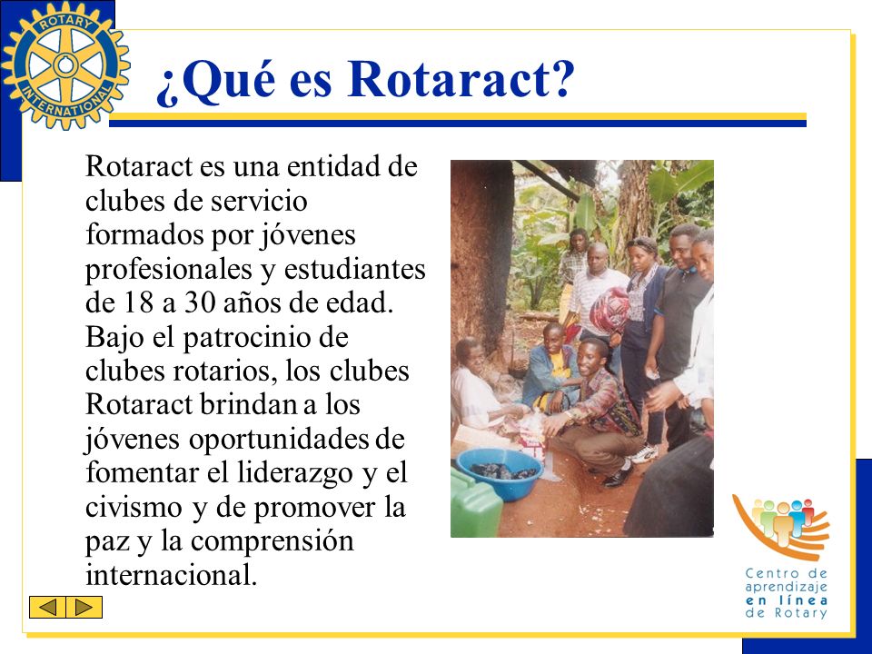 ¿Qué es Rotaract