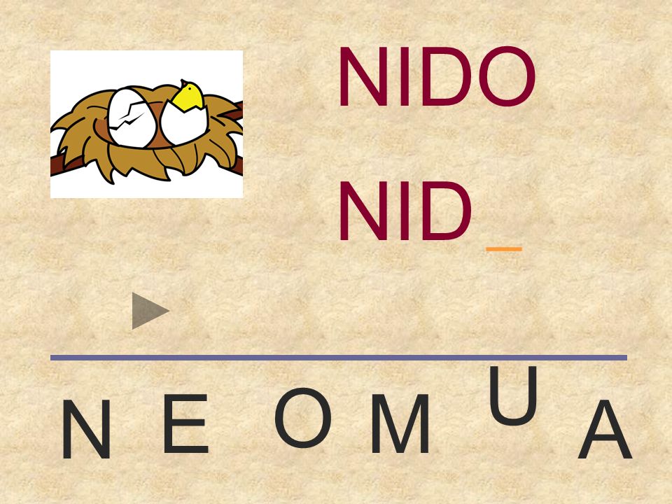 NIDO NIDO _ U O E M N A