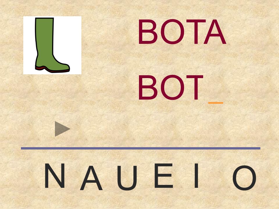 BOTA BOTA _ N E I A U O