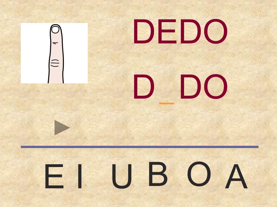 DEDO DEDO _ B O E I U A