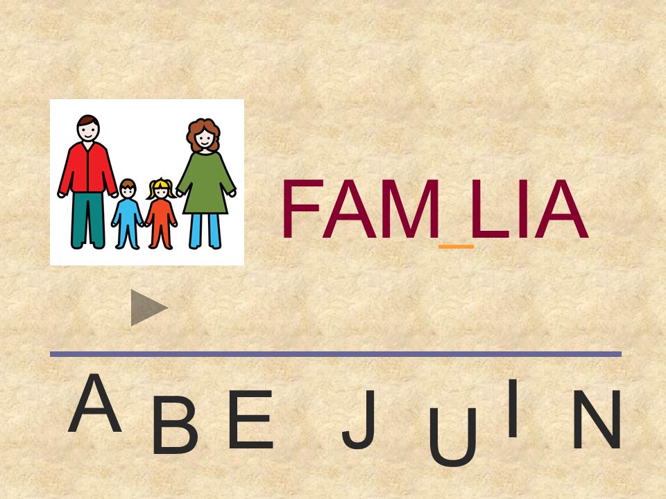 FAMILIA _ A I E J N B U