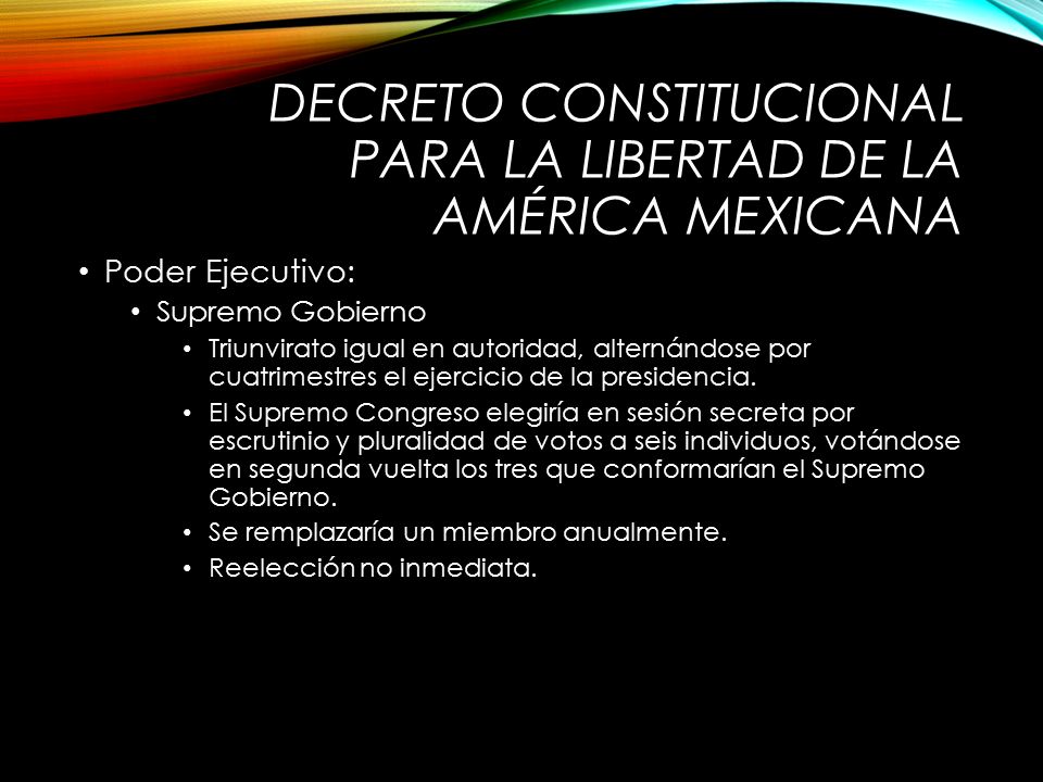 Decreto constitucional para la libertad de la América Mexicana