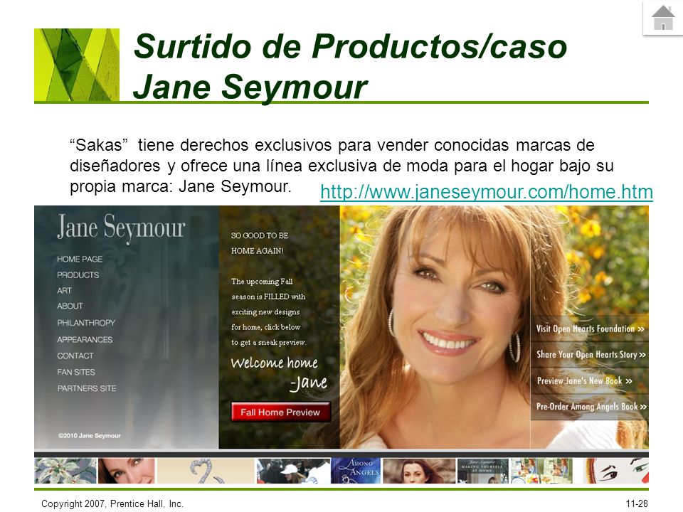 Surtido de Productos/caso Jane Seymour