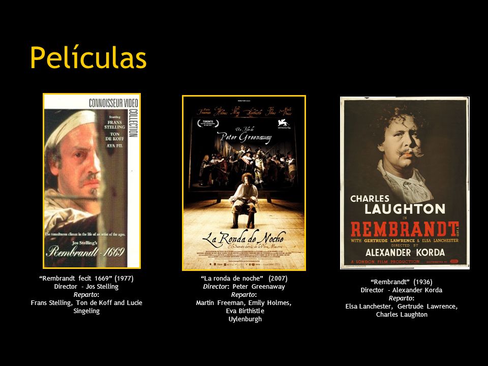 Películas Rembrandt fecit 1669 (1977) Director - Jos Stelling
