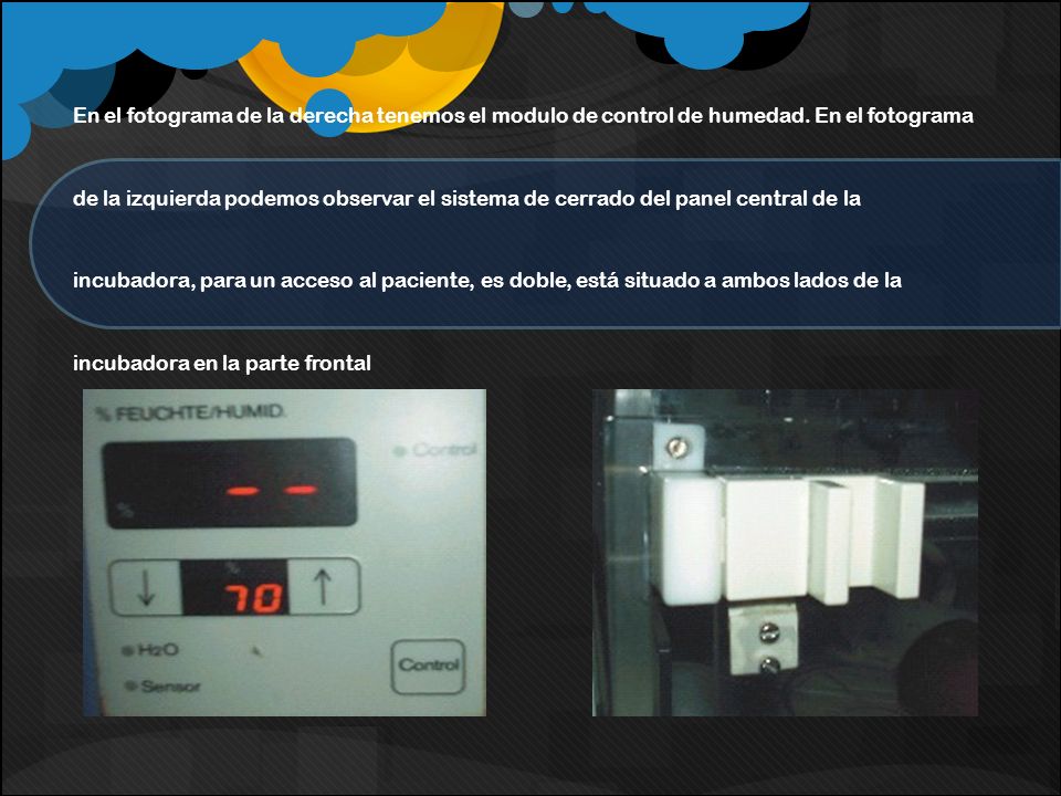 En el fotograma de la derecha tenemos el modulo de control de humedad