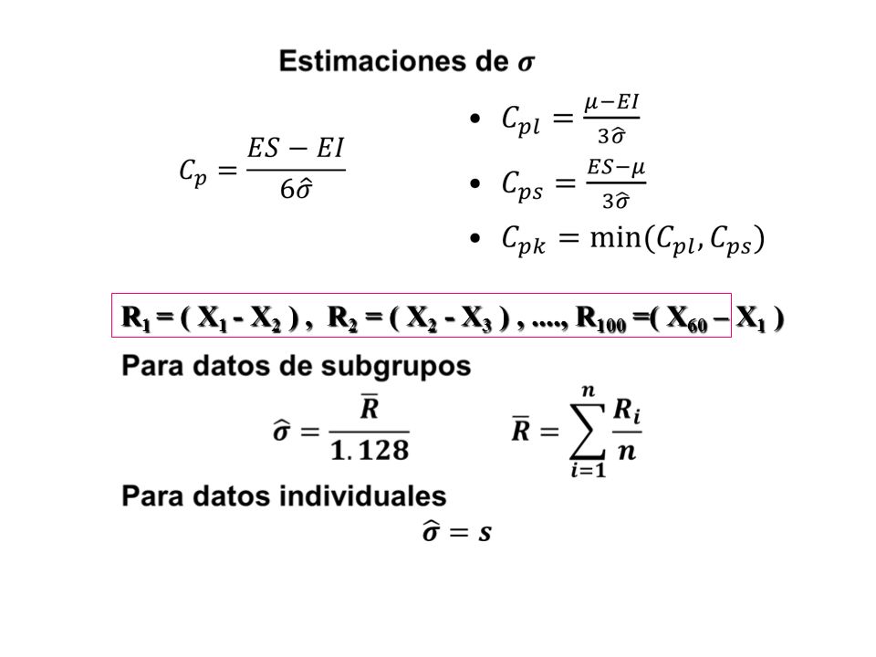 R1 = ( X1 - X2 ) , R2 = ( X2 - X3 ) , ...., R100 =( X60 – X1 )