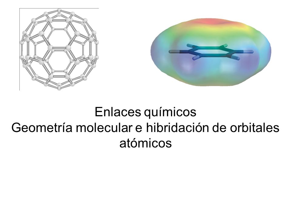 Enlaces químicos Geometría molecular e hibridación de orbitales atómicos
