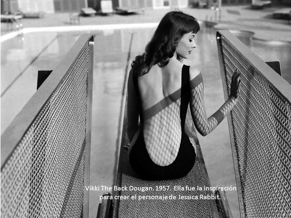 Vikki The Back Dougan Ella fue la inspiración para crear el personaje de Jessica Rabbit.