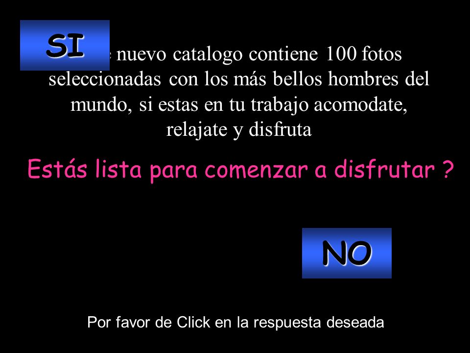 Estás lista para comenzar a disfrutar