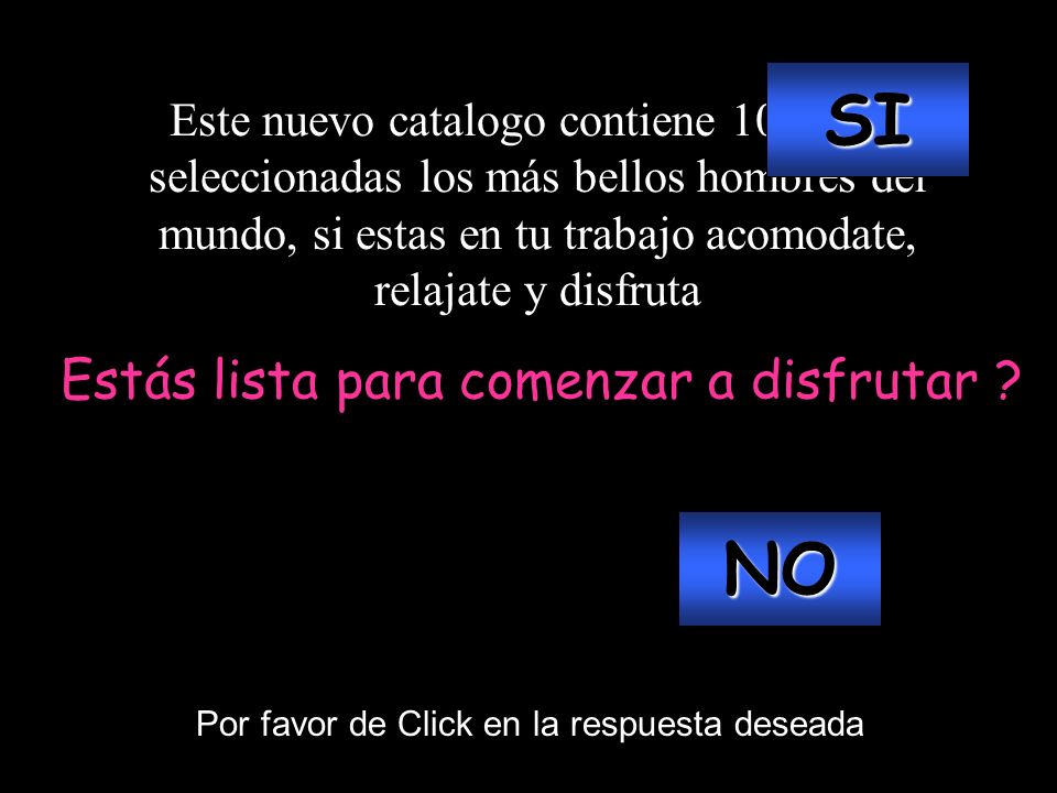 Estás lista para comenzar a disfrutar