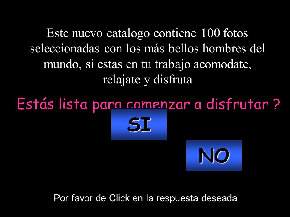 Estás lista para comenzar a disfrutar