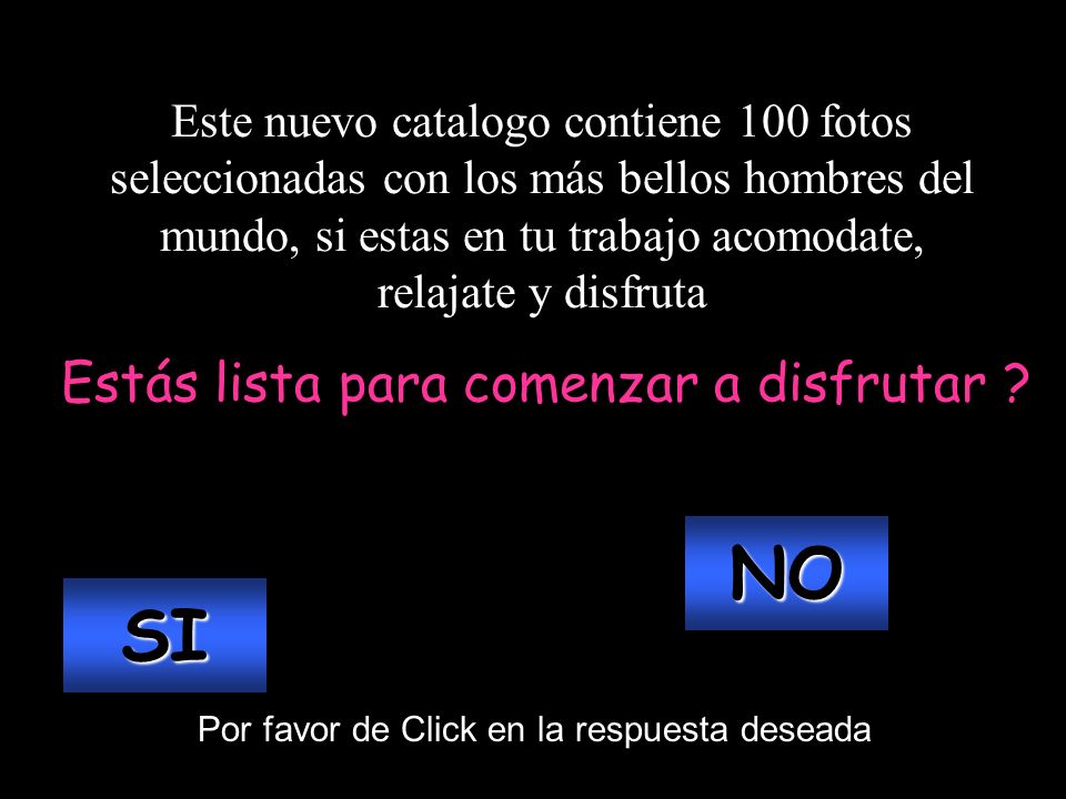 Estás lista para comenzar a disfrutar