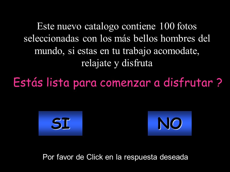 Estás lista para comenzar a disfrutar