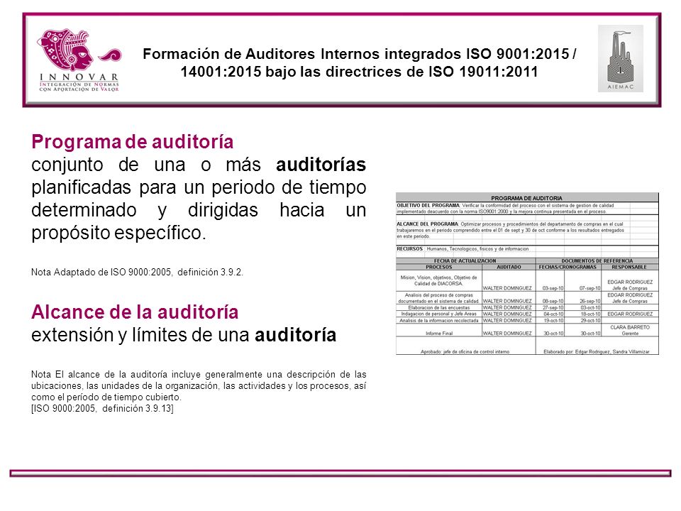 Alcance de la auditoría extensión y límites de una auditoría