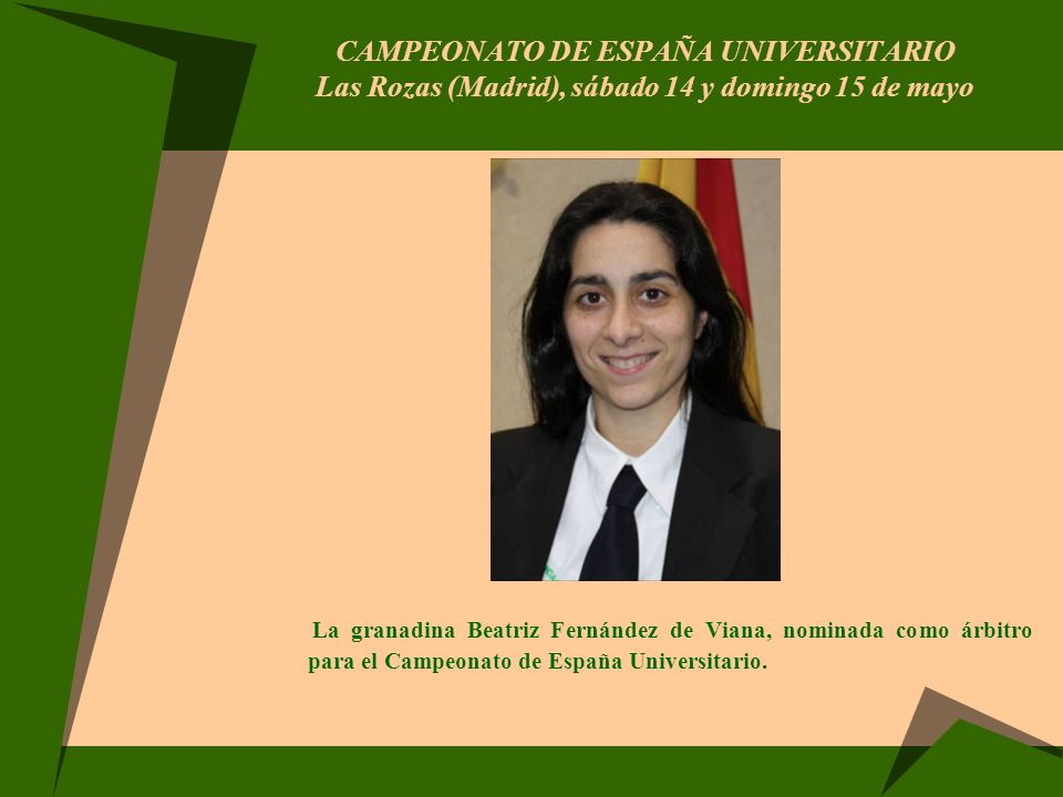 CAMPEONATO DE ESPAÑA UNIVERSITARIO Las Rozas (Madrid), sábado 14 y domingo 15 de mayo