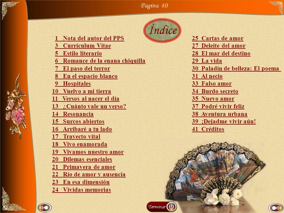 Índice 40 1 Nota del autor del PPS 3 Currículum Vítae