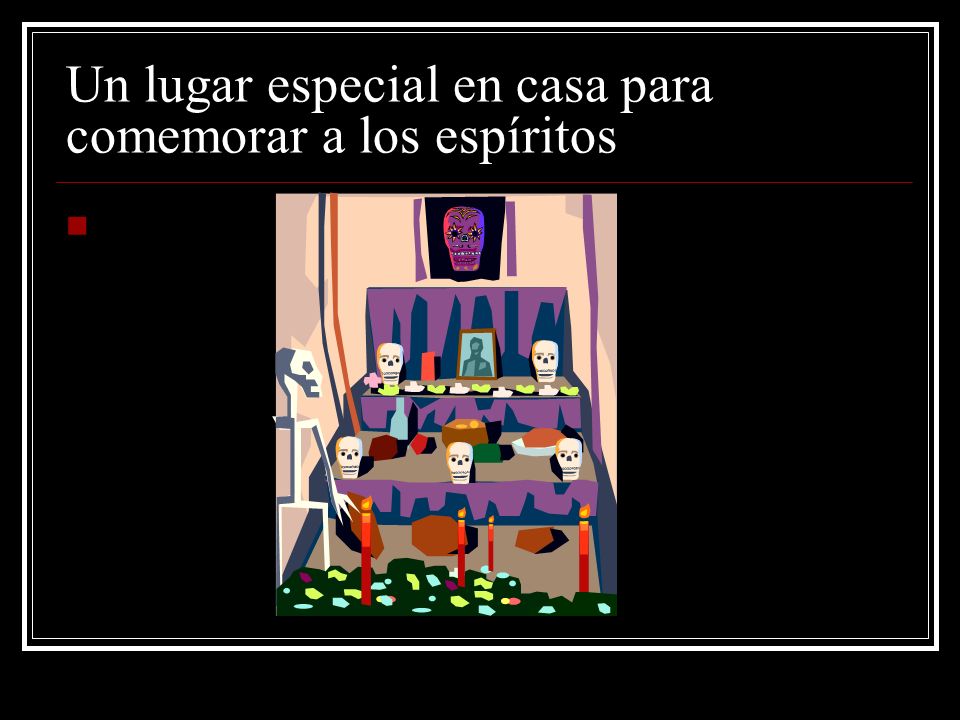 Un lugar especial en casa para comemorar a los espíritos