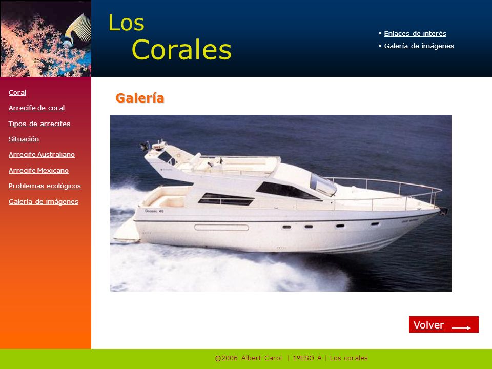 ©2006 Albert Carol | 1ºESO A | Los corales