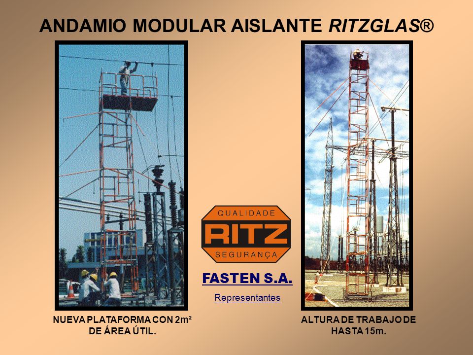 ANDAMIO MODULAR AISLANTE RITZGLAS®