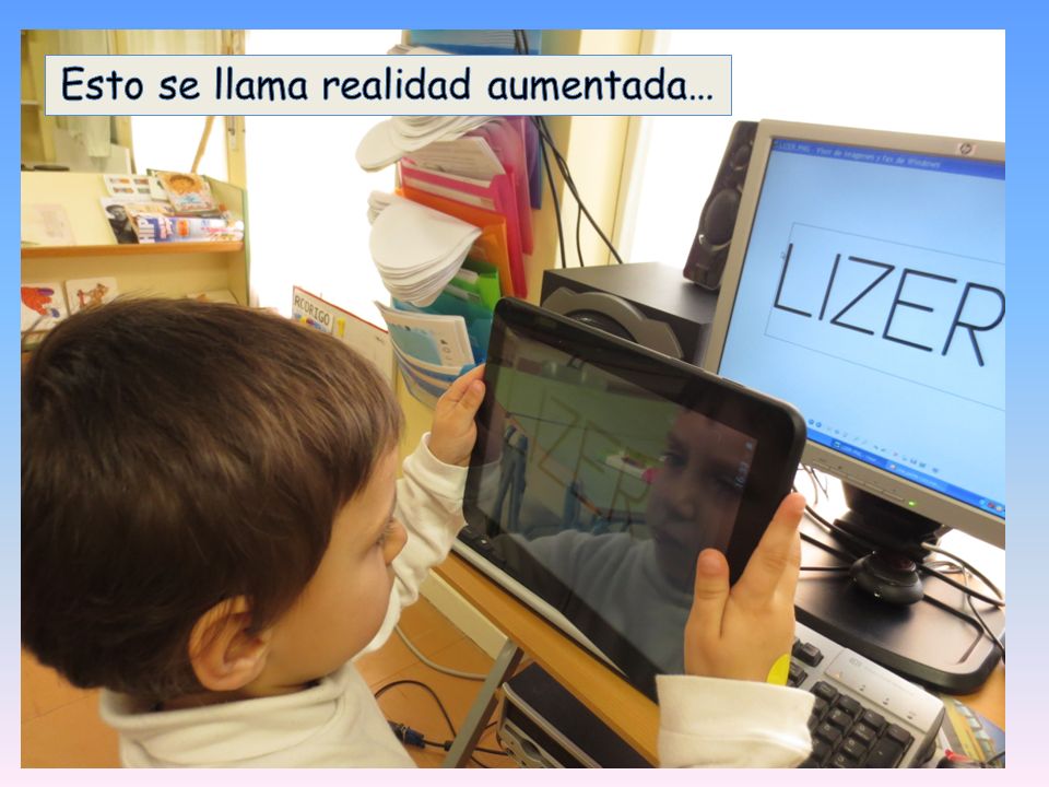 Esto se llama realidad aumentada…