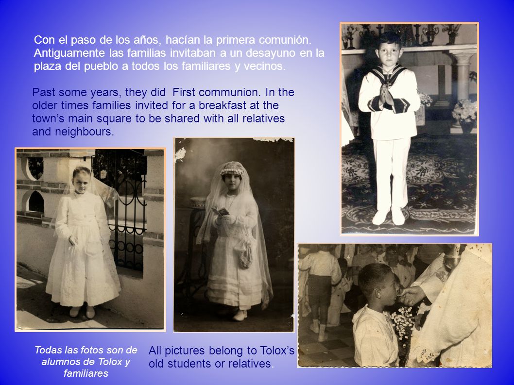 Todas las fotos son de alumnos de Tolox y familiares