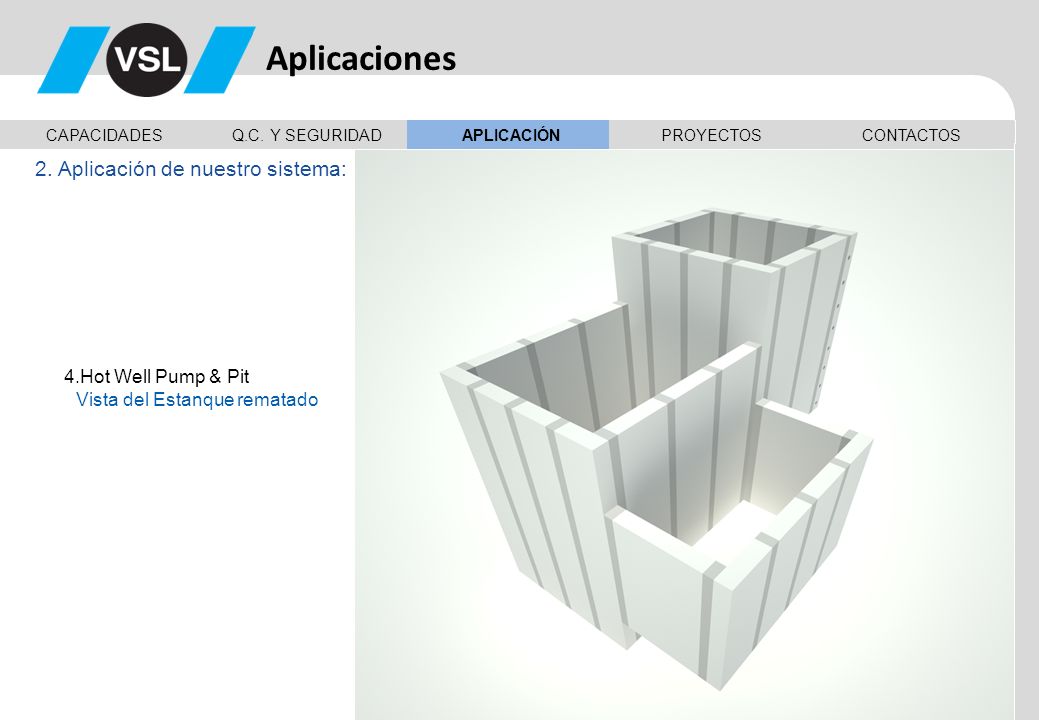 Aplicaciones 2. Aplicación de nuestro sistema: Hot Well Pump & Pit