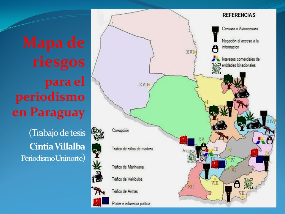 Mapa de riesgos para el periodismo en Paraguay (Trabajo de tesis