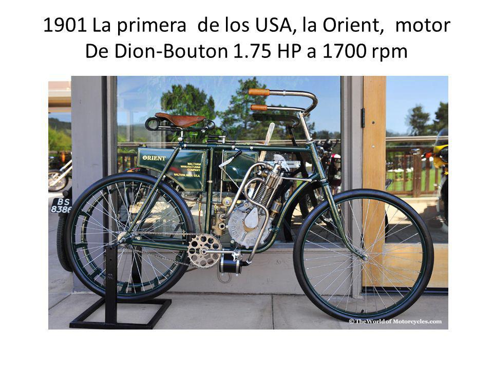 1901 La primera de los USA, la Orient, motor De Dion-Bouton 1