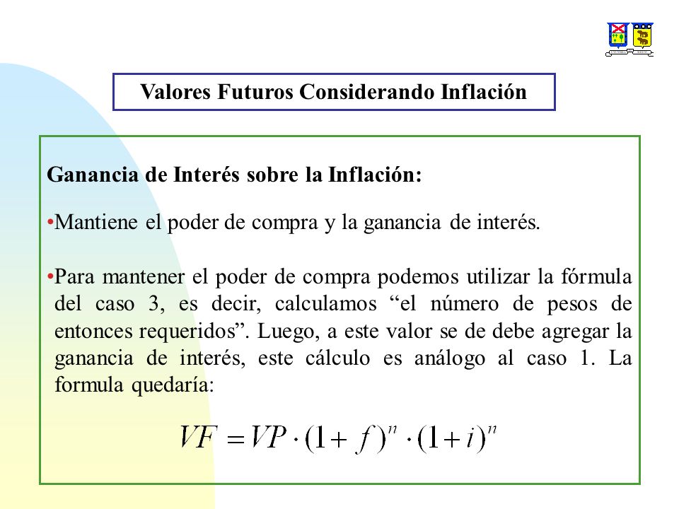 Valores Futuros Considerando Inflación