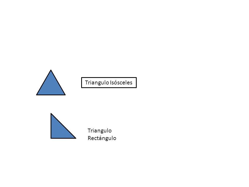 Triangulo Isósceles Triangulo Rectángulo