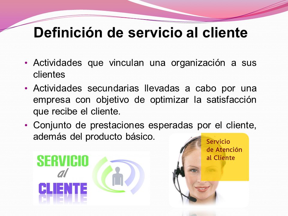 Definición de servicio al cliente