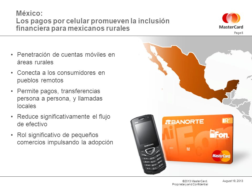 29 de marzo de 2017 México: Los pagos por celular promueven la inclusión financiera para mexicanos rurales.