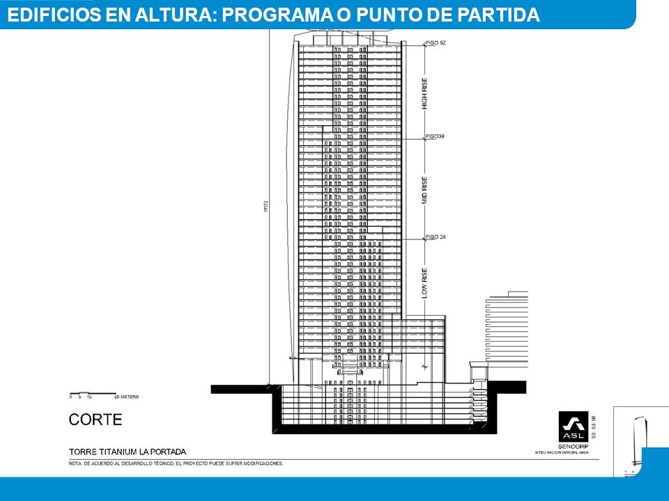 EDIFICIOS EN ALTURA: PROGRAMA O PUNTO DE PARTIDA