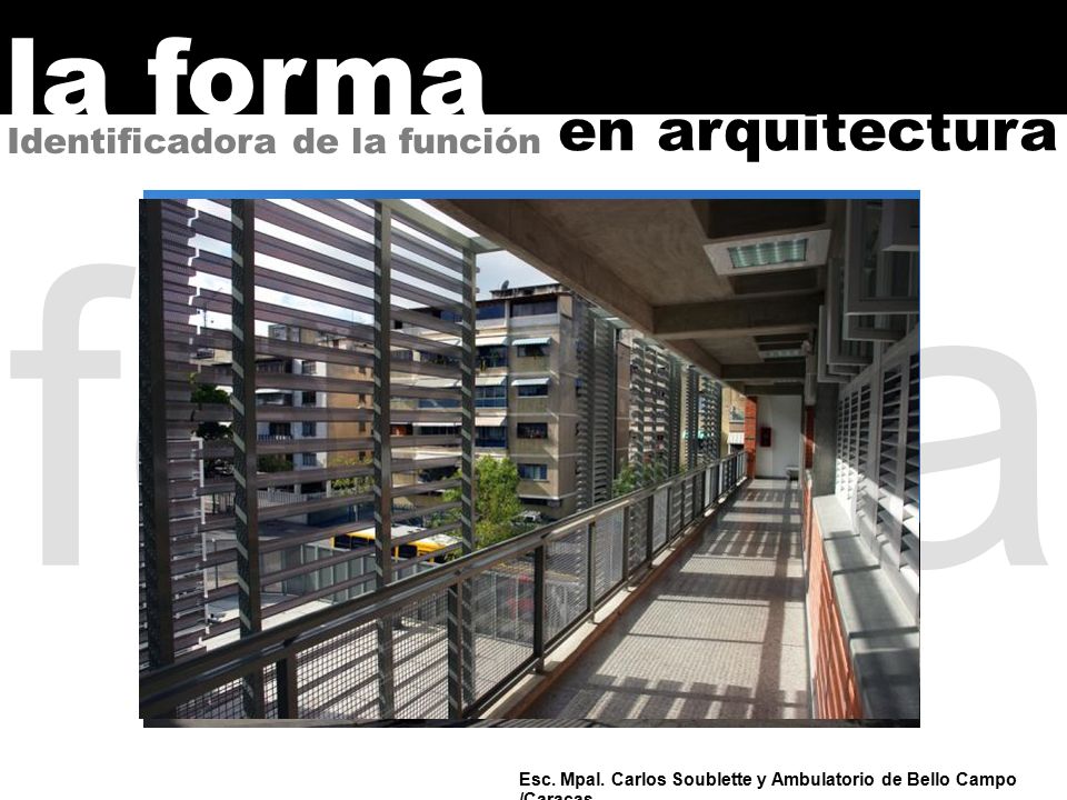 forma la forma en arquitectura Identificadora de la función