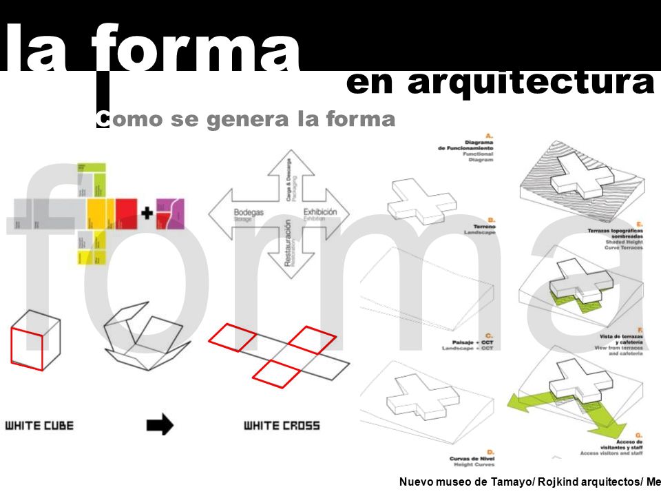 forma la forma en arquitectura Como se genera la forma