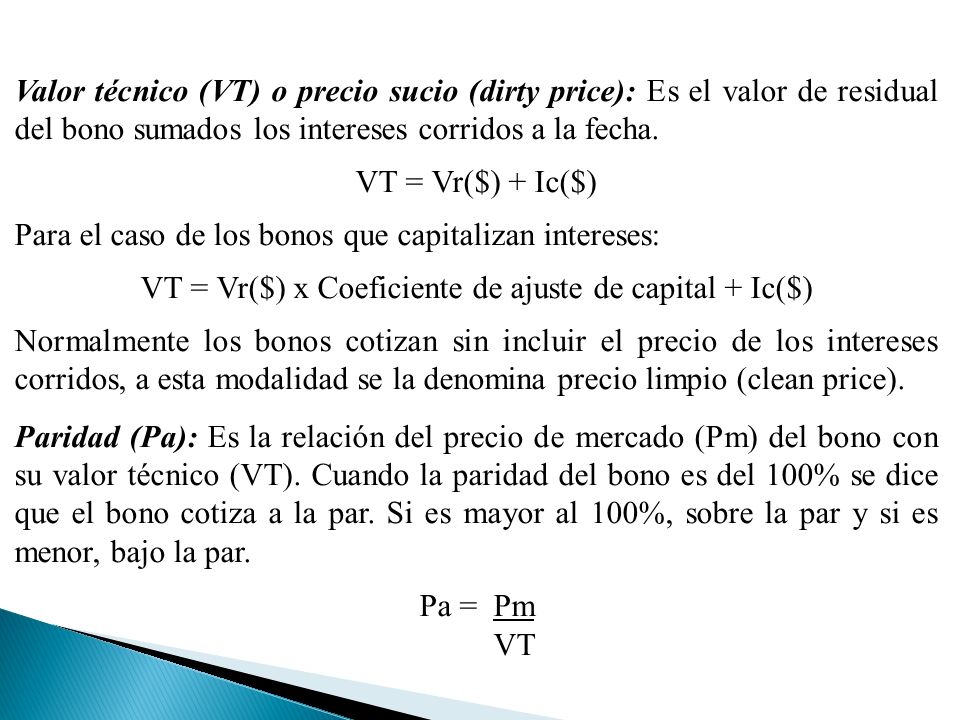 VT = Vr($) x Coeficiente de ajuste de capital + Ic($)