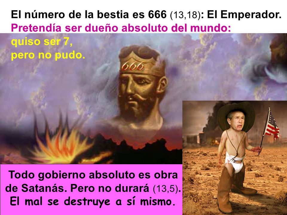 Todo gobierno absoluto es obra El mal se destruye a sí mismo.