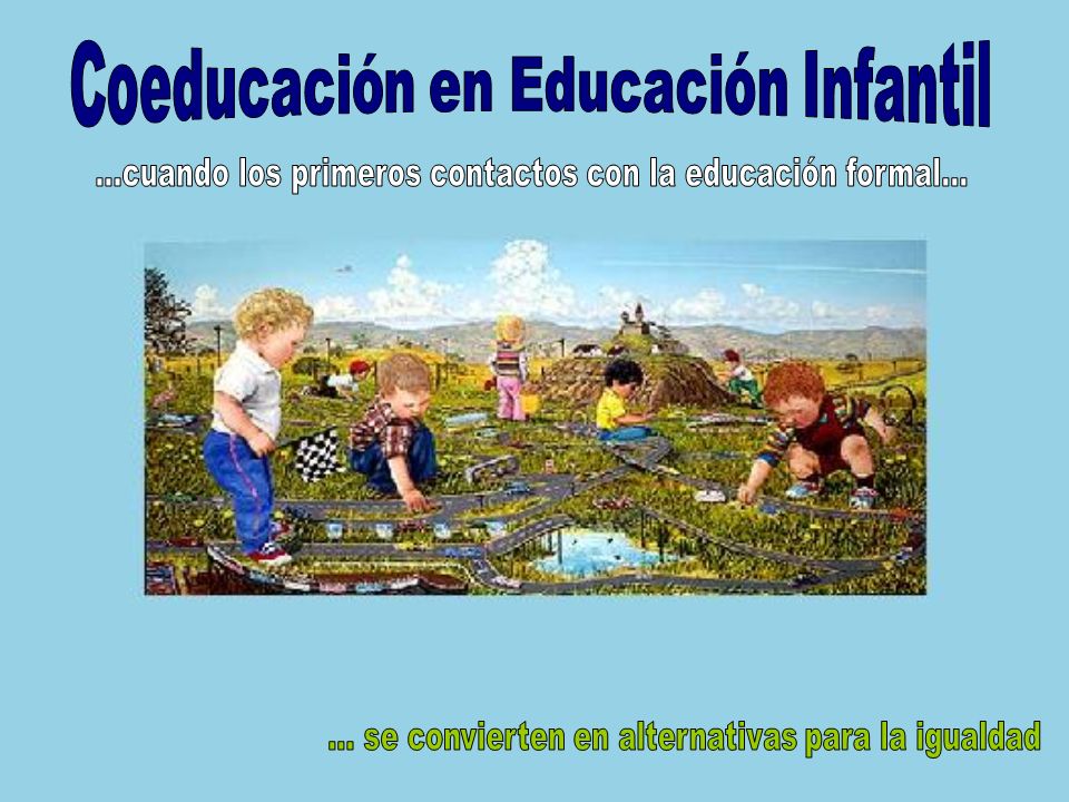 Coeducación en Educación Infantil