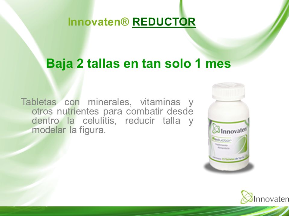 Baja 2 tallas en tan solo 1 mes