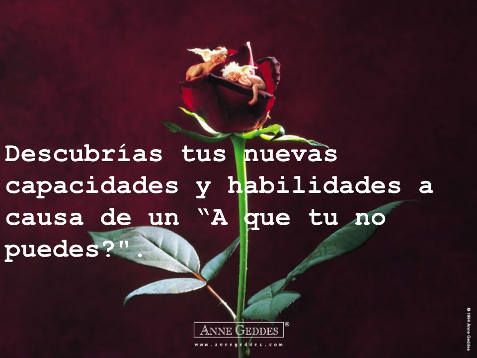 Descubrías tus nuevas capacidades y habilidades a causa de un A que tu no puedes .