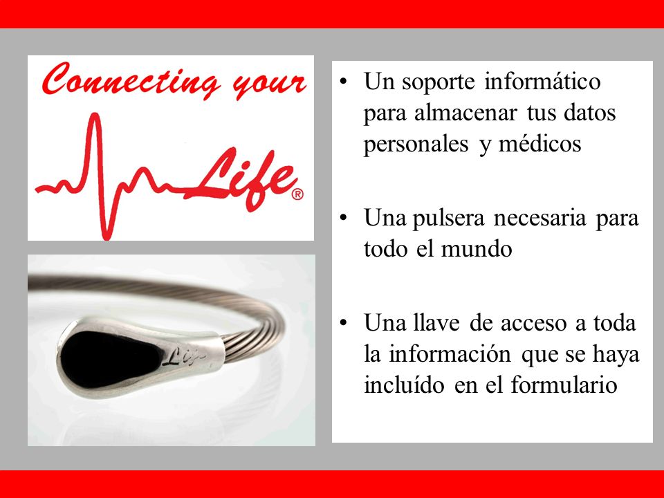 Un soporte informático para almacenar tus datos personales y médicos