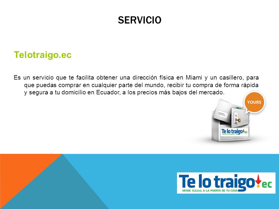 SERVICIO Telotraigo.ec