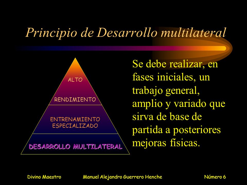 Principio de Desarrollo multilateral