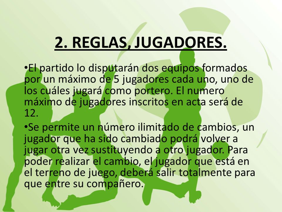 2. REGLAS, JUGADORES.