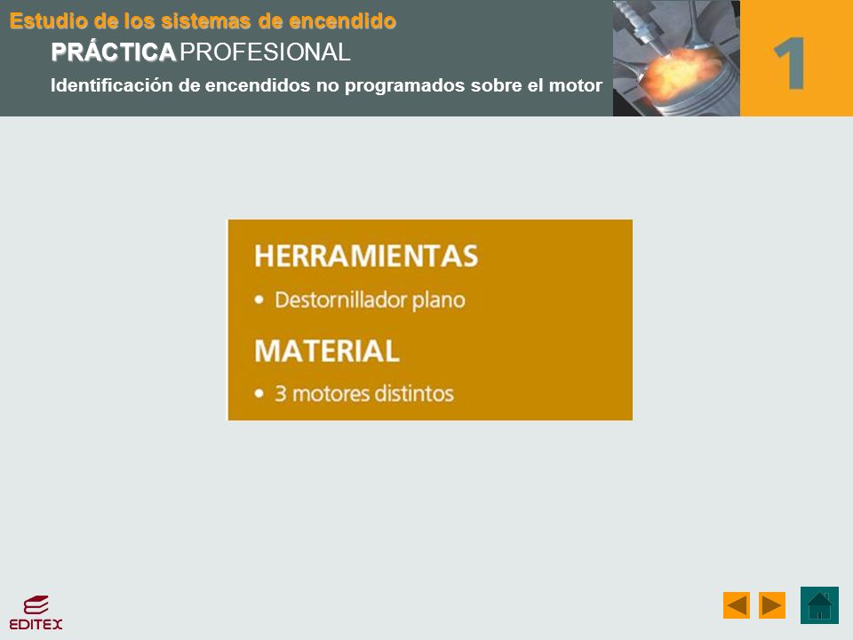 PRÁCTICA PROFESIONAL Identificación de encendidos no programados sobre el motor