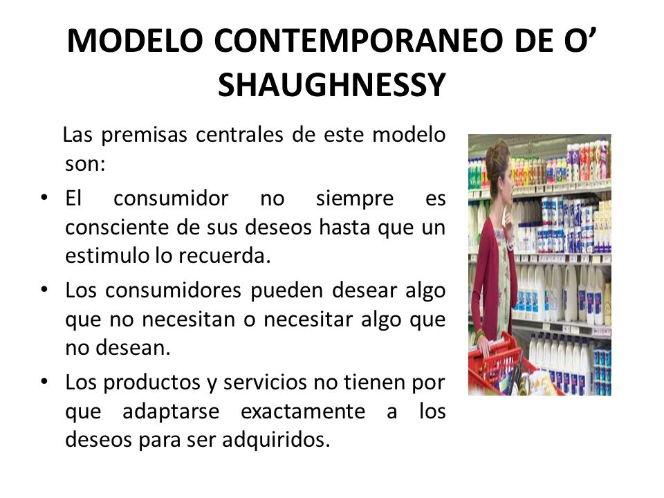 MODELO CONTEMPORANEO DE O’ SHAUGHNESSY