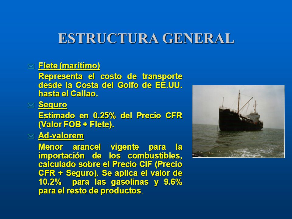 ESTRUCTURA GENERAL Flete (marítimo)