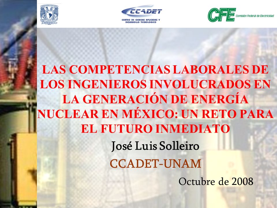 José Luis Solleiro CCADET-UNAM