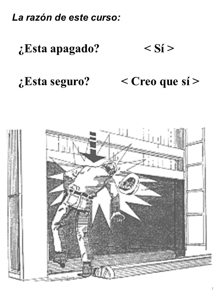 ¿Esta apagado < Sí > ¿Esta seguro < Creo que sí >